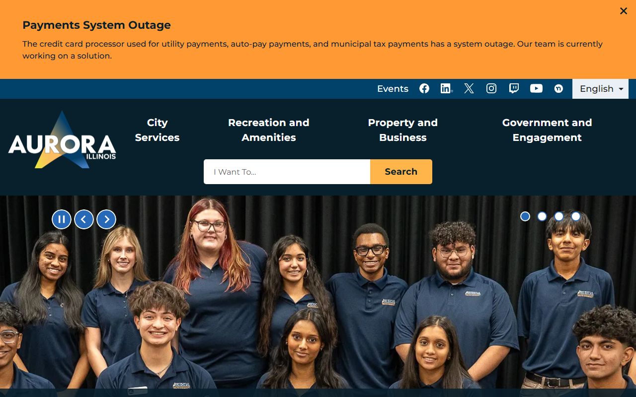 Aurora people search city homepage