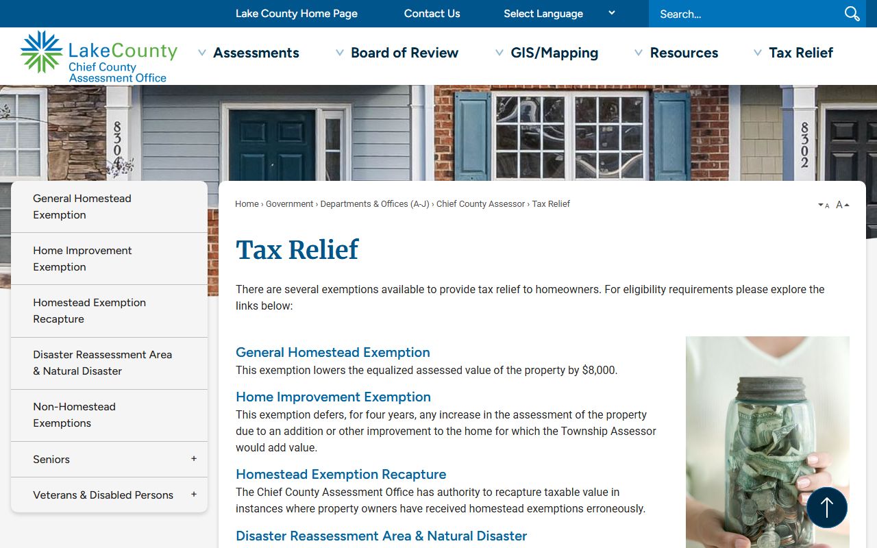 Lake County people search recording services page