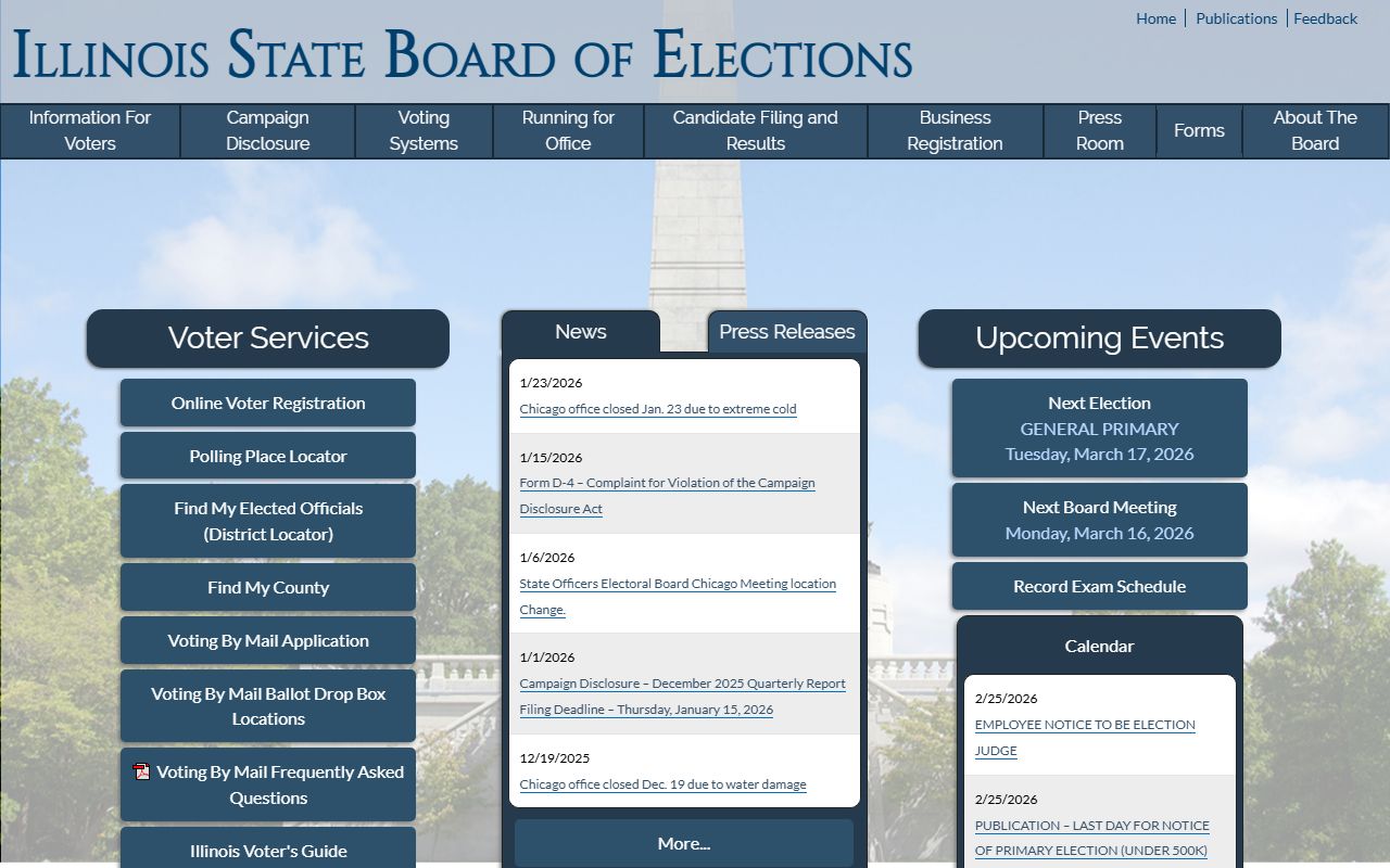 Illinois People Search State Board of Elections